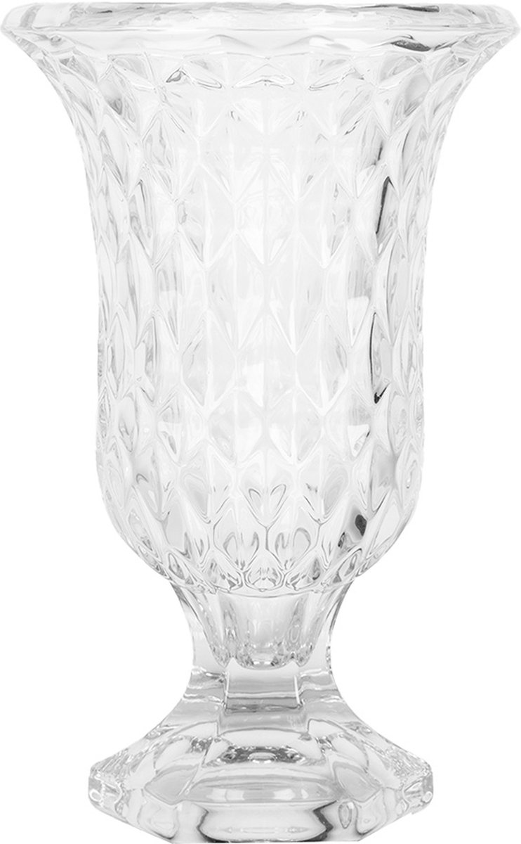Clayre & Eef Vaas Ø 15x23 cm Transparant Glas