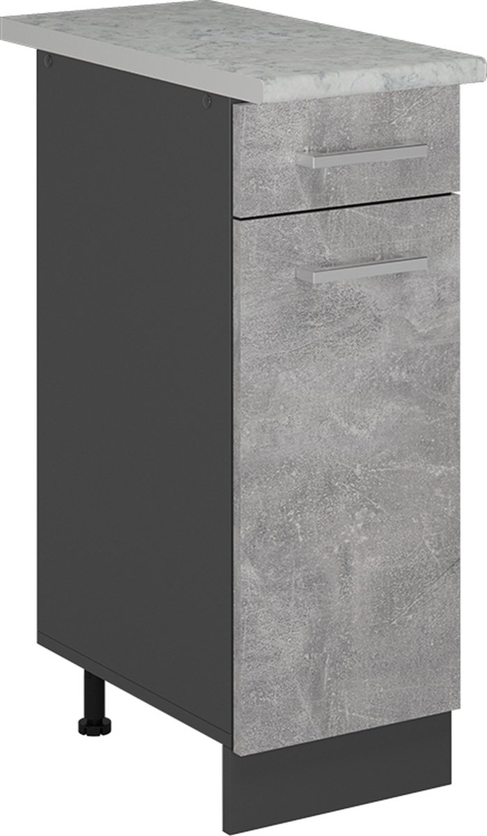 Vicco R-Line Keukenonderkast – 30 cm WB Marmer Beton