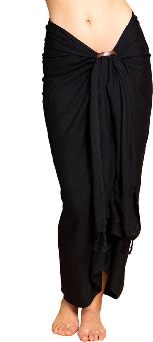 PANASIAM Sarong Unicolor - Wikkeljurk, Lunghi, Heupdoek, Pareo, Sjaal, Halsdoek