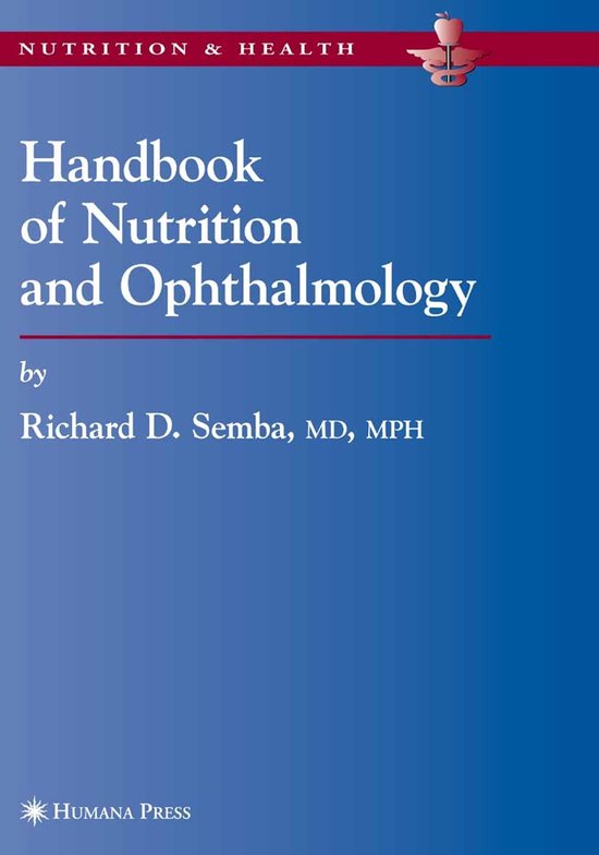 Handbook of Nutrition and Ophthalmology - cover