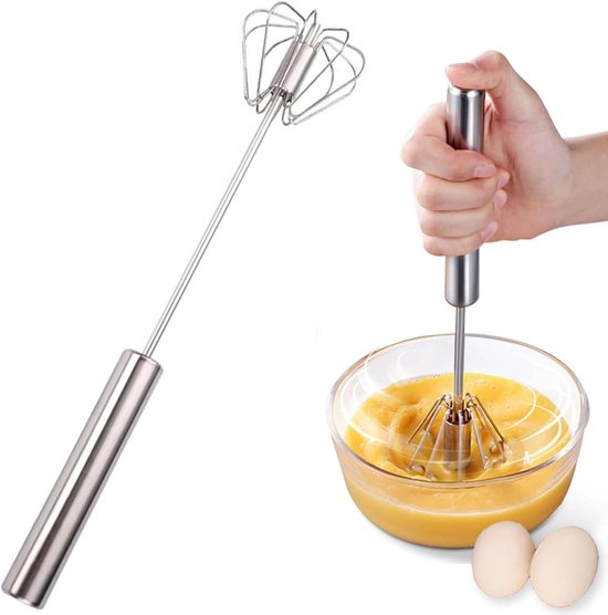 Roestvrijstalen Keukengarde voor Efficiënt Mengen van Eieren, Crèmes en Meer in de Keuken