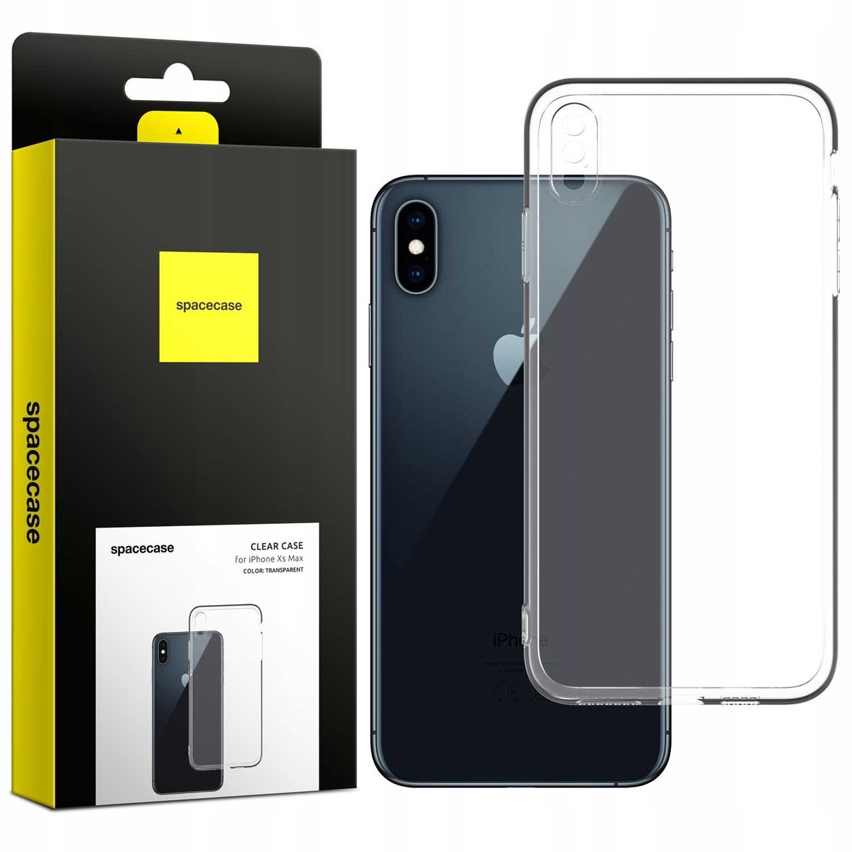 Spacecase Case Helder Voor Iphone Xs Max Transparante Bescherming