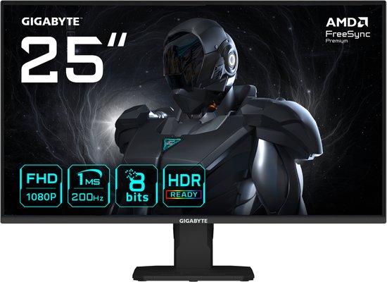 GIGABYTE GS25F2 Full HD Gaming Monitor 180Hz 25 Inch - GIGABYTE Technology Co., - €108,96