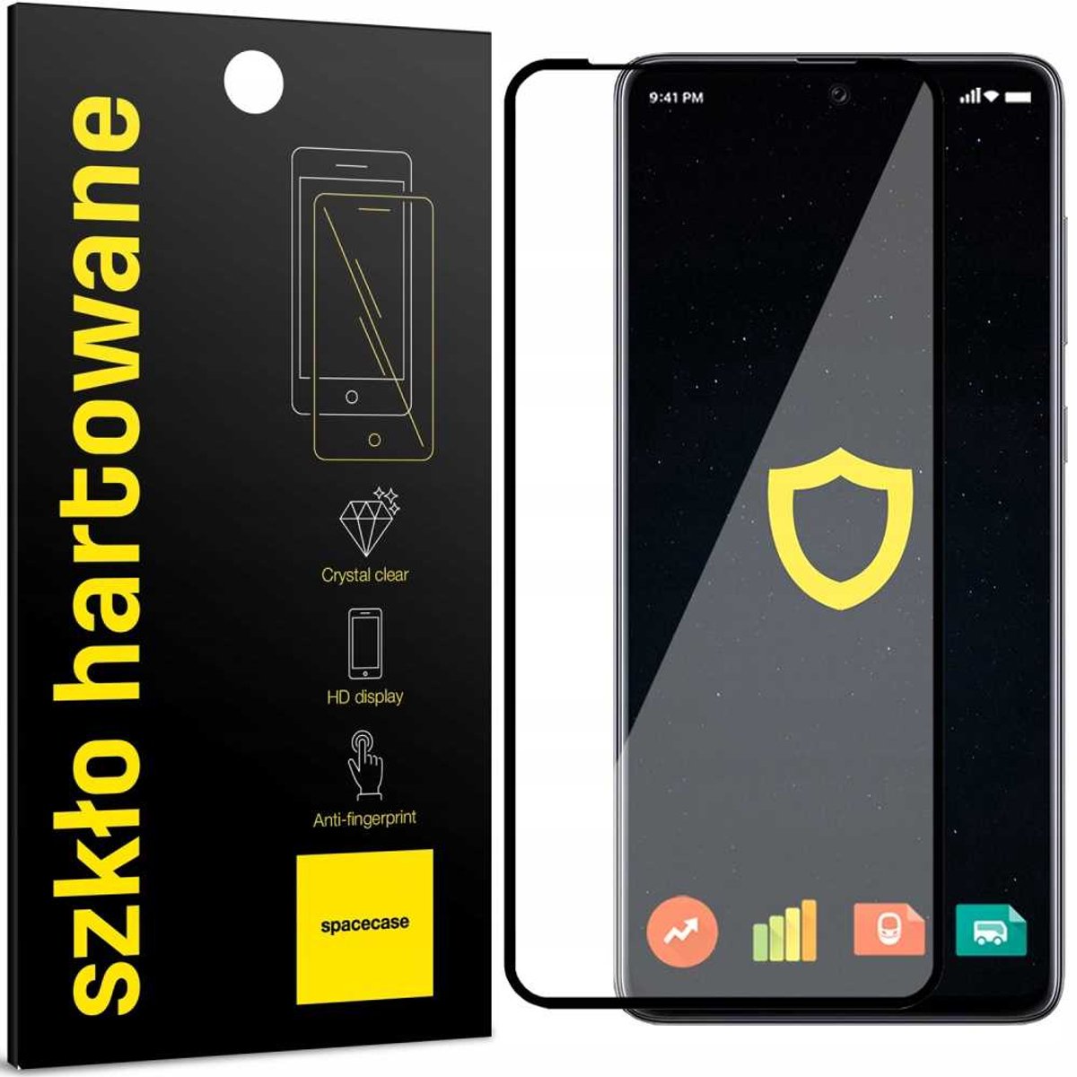 Spacecase 5D Gehard Glas Voor Samsung Galaxy A71 Volledig Glas