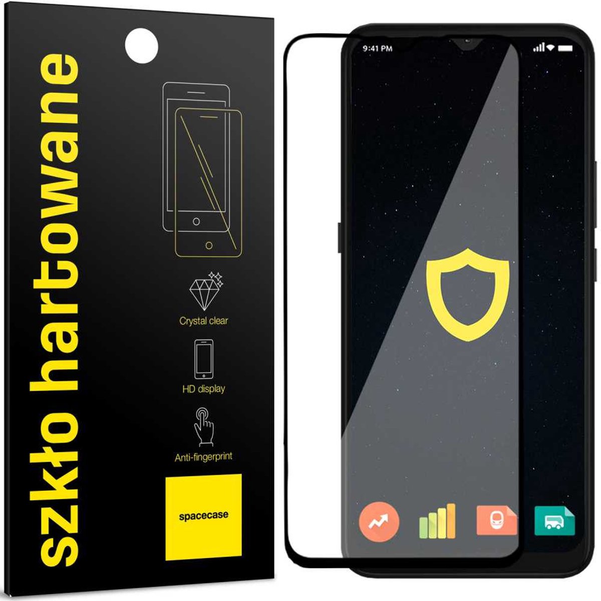 Spacecase 5D Gehard Glas Voor Motorola Moto G50 Schermbescherming
