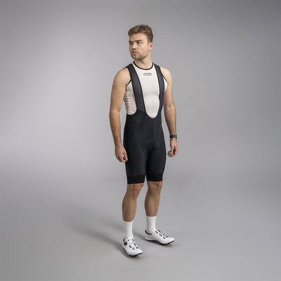 BIORACER Icon - Fietsbroek met Bretellen Zomer - Heren - Zwart - Ademend & Compressief - Maat M — afbeelding 4