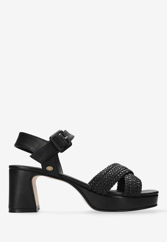 Fred De La Bretoniere Heeled Sandalen Ekam Plateau Black - Maat 42
