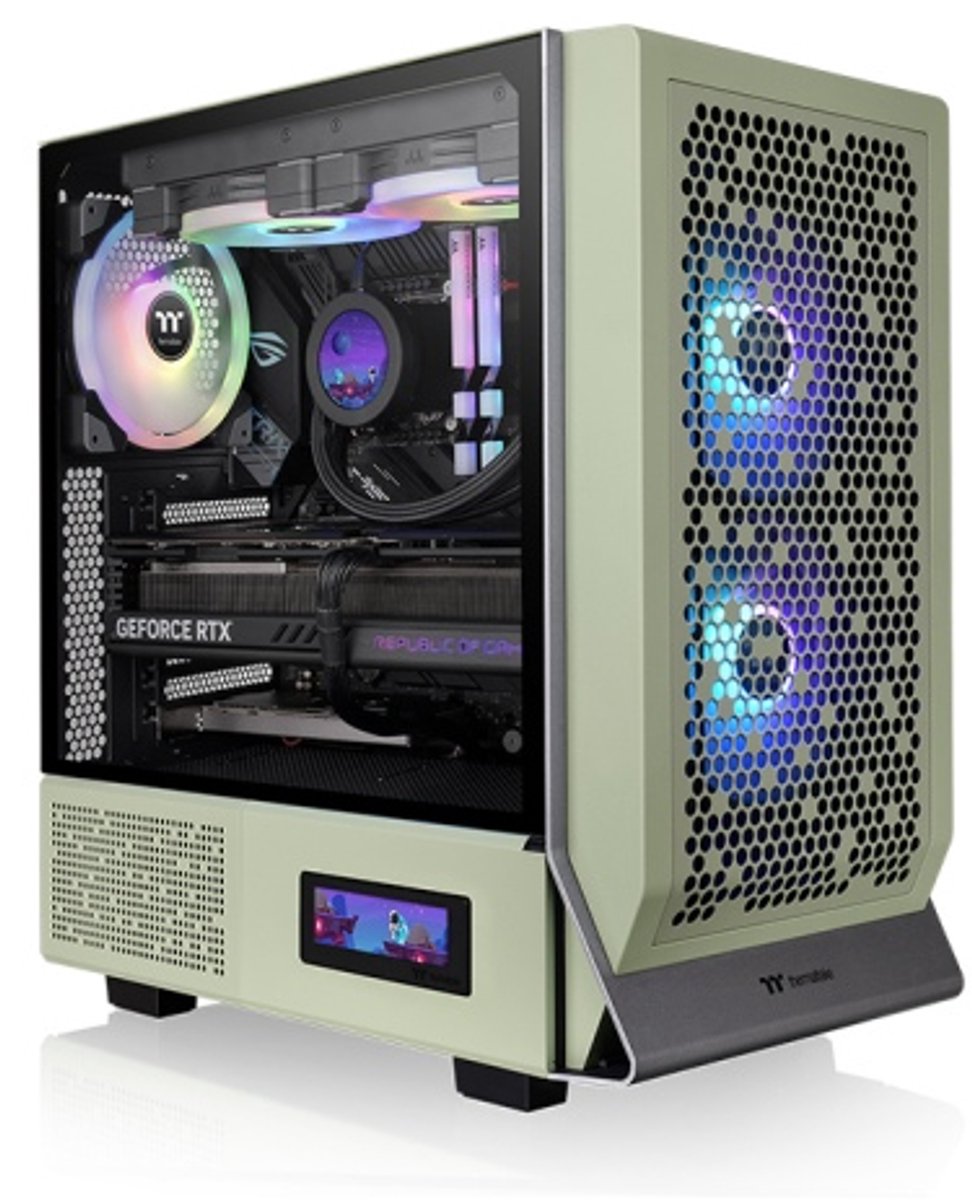 Thermaltake Ceres 300 TG Midi Tower Groen