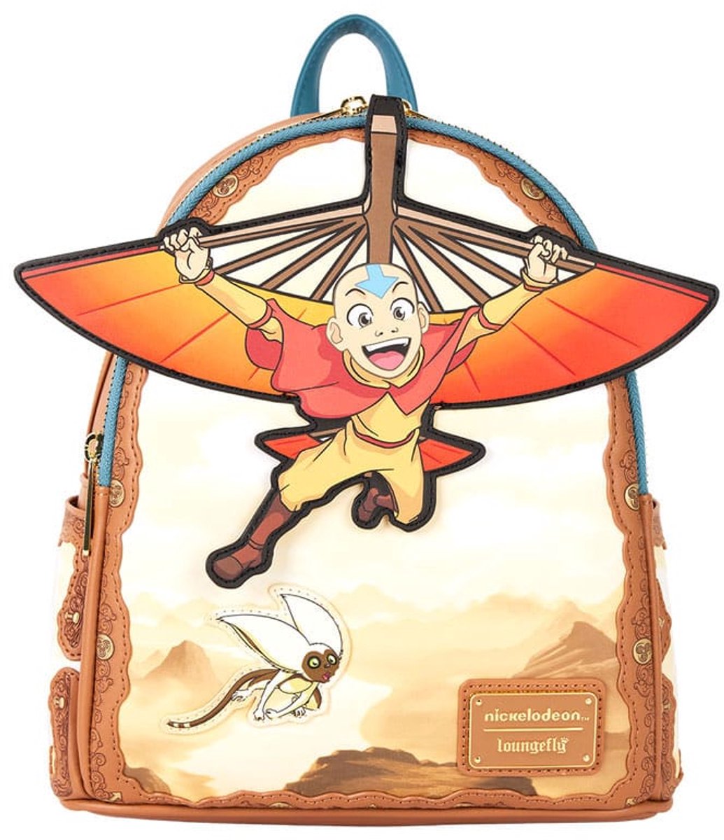 Nickelodeon Loungefly Mini Backpack Avatar: The Last Airbender Aang Glider