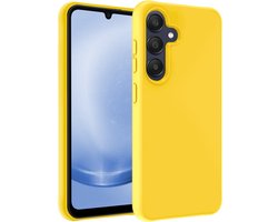 Hoesje - Geschikt voor Samsung Galaxy A26 - Sterk & Shockproof - Siliconen Case - Hoes Cover - Telefoonhoes - Geel
