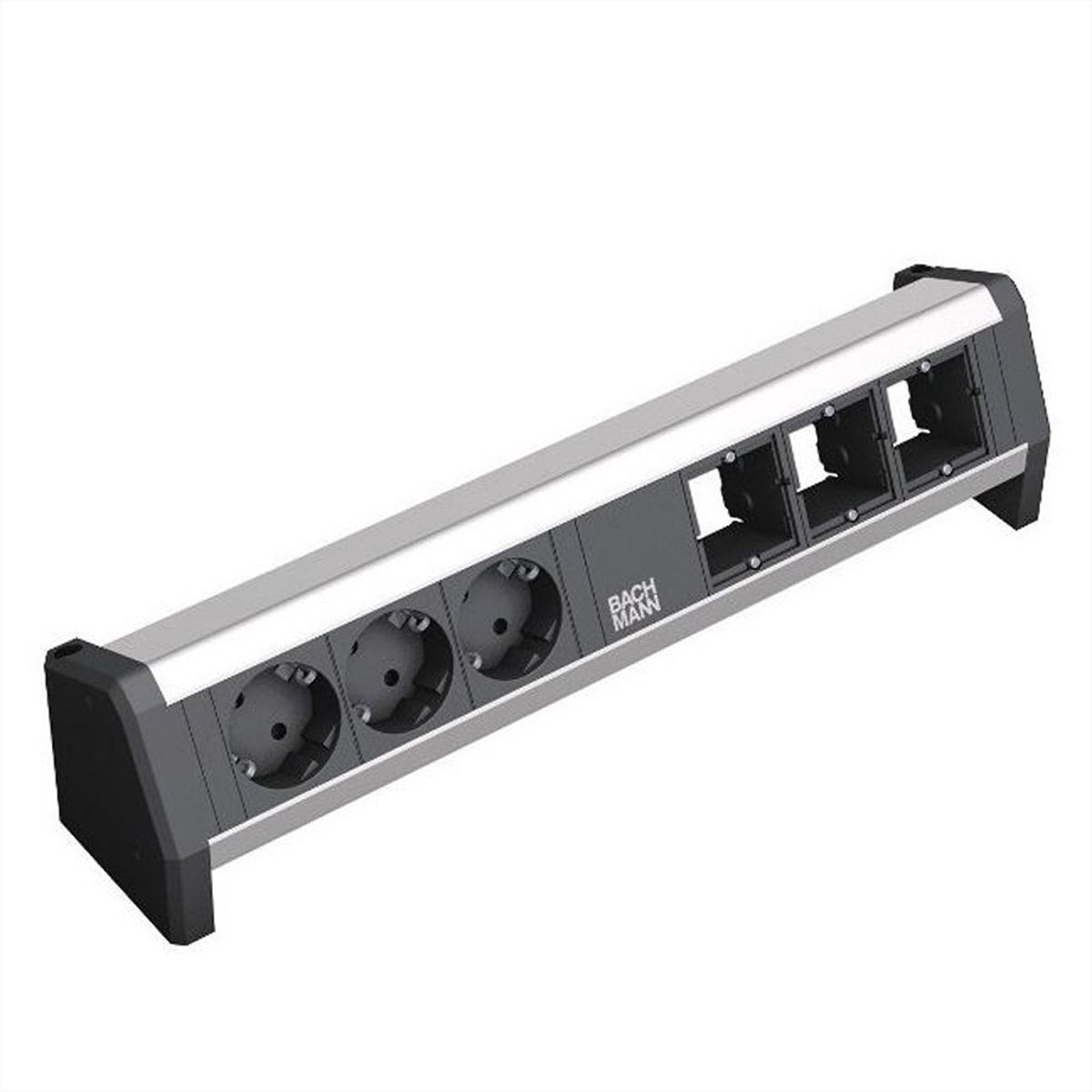 Bachmann 902.002 power uitbreiding 3 AC-uitgang(en) Zwart, Zilver