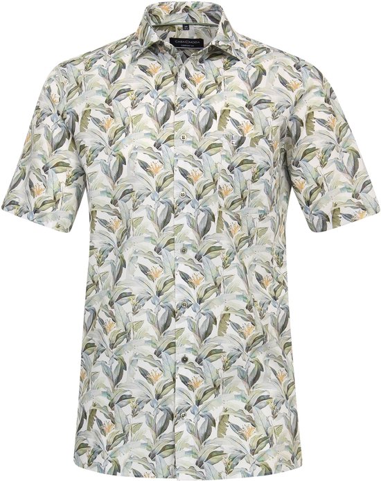 Funky Hawaiiaans Overhemd, Hawaii-Overhemd, Korte Mouw, Hibiscus, Marineblauw, 3XL