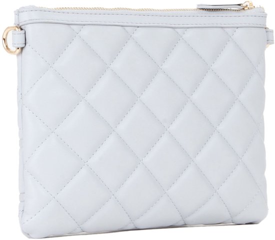 VALENTINO Trousse de maquillage Sac à épaule bandoulière Ada Cosmetic Case Perla Gris clair