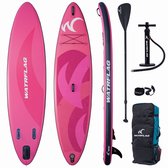 Bol.com Watrflag Glide-Pink SUP Board 10'6'' Set - 320 cm - Allround Opblaasbaar Stand Up Paddle Board met peddel pomp en rugzak aanbieding