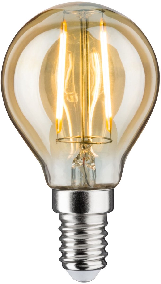 1879 Filament 230 V LED-kogellamp E14 Non Dim 160lm 2W 1700K Goud