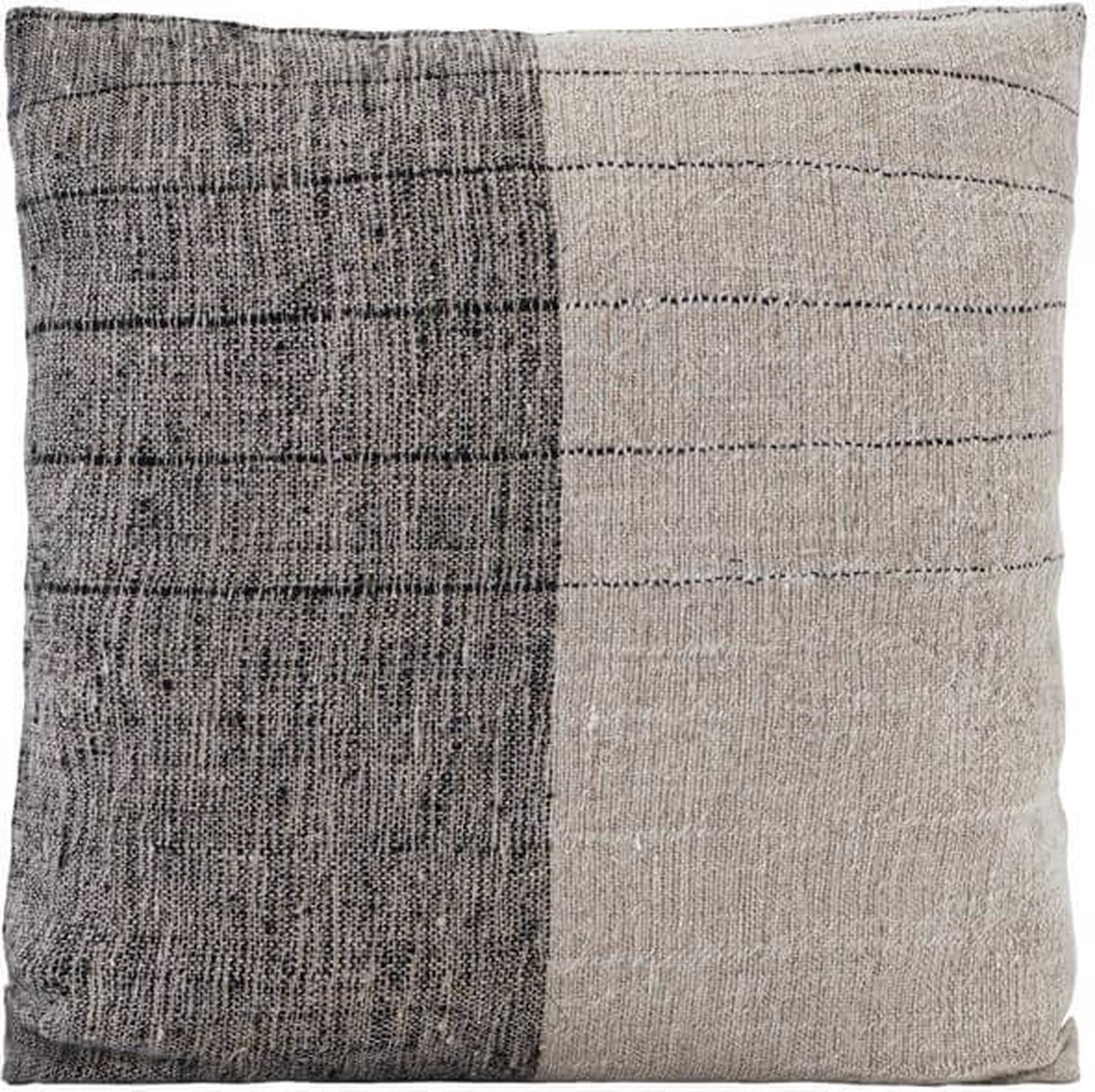 Kussenhoes Dived zwart wit 50x50cm