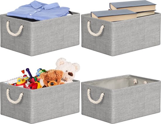 Lividé opbergdozen - opbergboxen voor Kallax - 6 stuks - roze