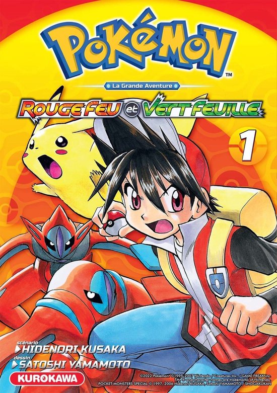 Pokemon 1 -  Pokémon - Rouge Feu et Vert Feuille / Émeraude - tome 01