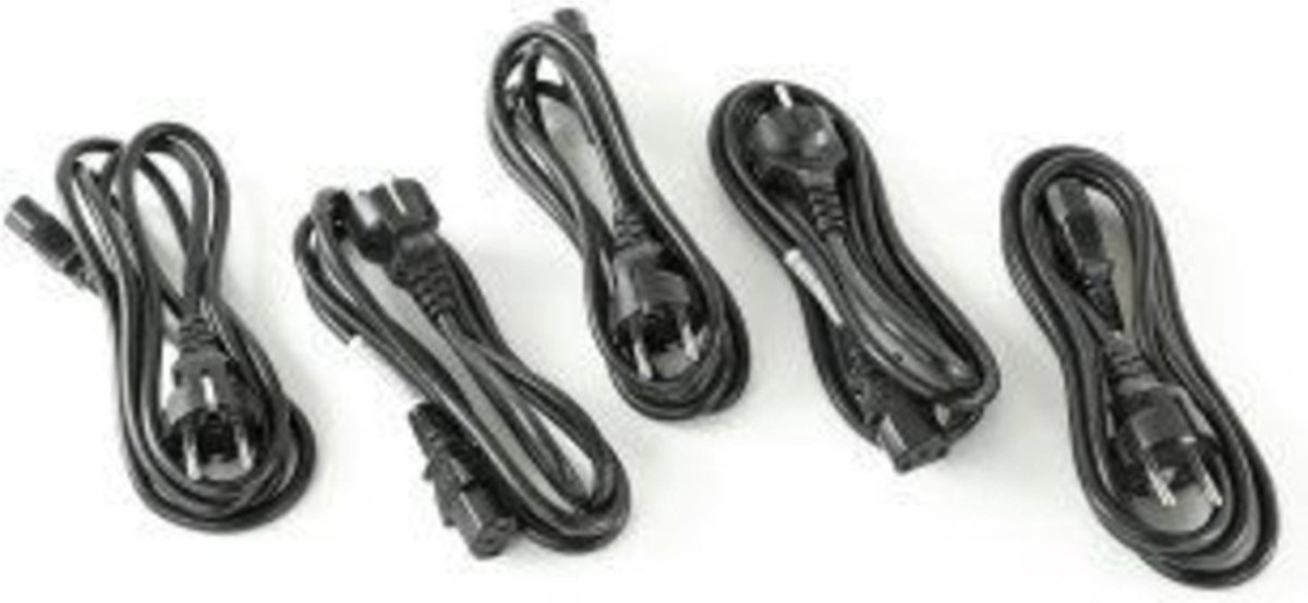 Zebra 105950-015 electriciteitssnoer Zwart Netstekker type F IEC C13