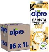 Alpro Barista Avoine - Boisson Végétale - Spéciale Café - Sans Lactose - 16 x 1L