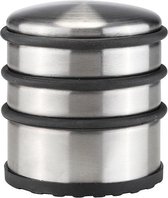 Haushalt Deurstopper - 9 x 9 Cm - Rvs
