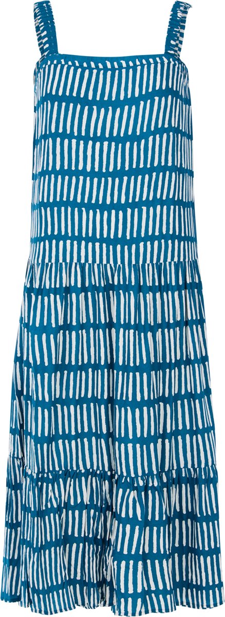 Protest Prtbondy – A-lijn jurk Dames – Zomerjurk – Kuitlengte Blauw