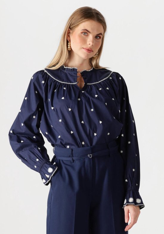 Fabienne Chapot Maisy Top Chemisiers Femme - Bleu Foncé - Taille 40