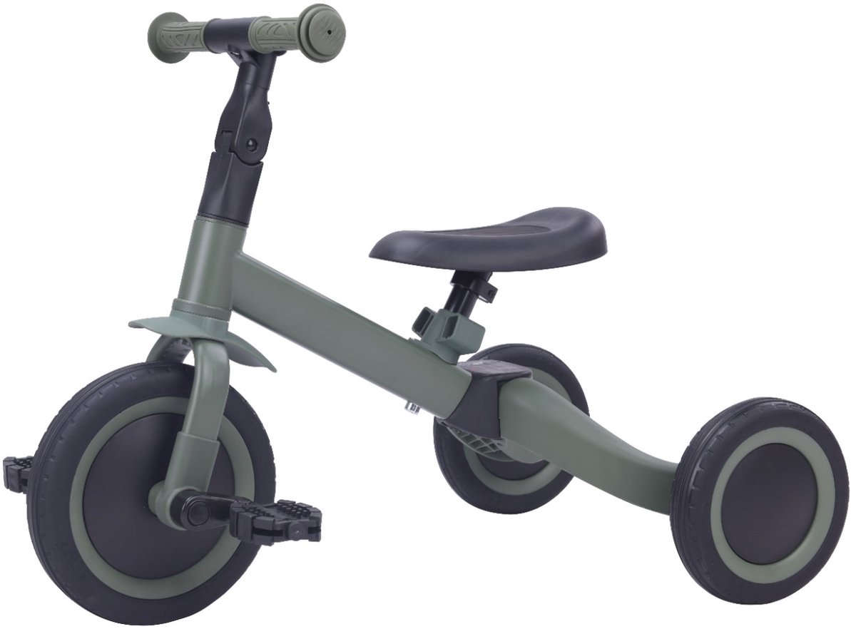 Topmark 4 in1 Driewieler - Loopfiets - Balance Bike - Kaya - Groen — afbeelding 6