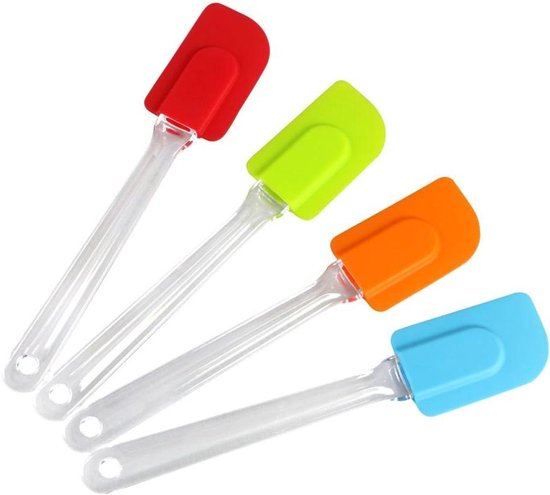 5 stuks siliconen spatel set, food grade rubberen spatel, upgrade sterk