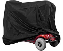AUM® Scootmobiel Beschermhoes – Regenhoes- Waterdicht & UV-bestendig – Universele Pasvorm – Voor Buiten & Binnen – Zwart