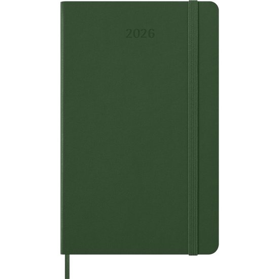 Moleskine 12 Maanden Agenda - 2026 - Wekelijks - Large - Harde Kaft - Mirthe Groen