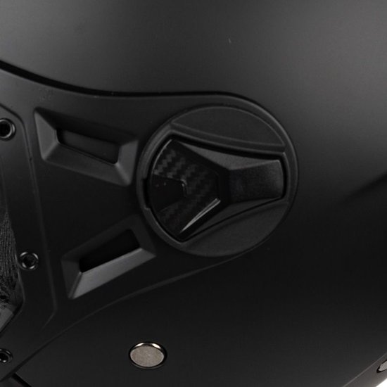 Casque Jet HELIOS Noir Mat L par MOTOBLOUZ