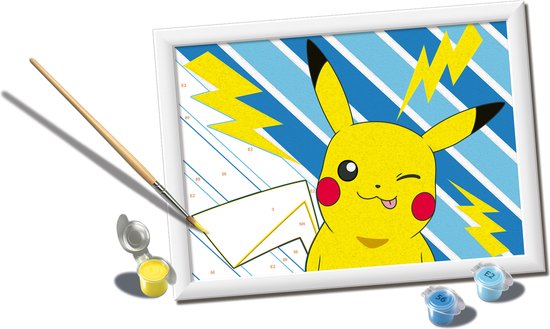 Ravensburger - CreArt Pikachu - Schilderen op Nummer - Vanaf 7 jaar