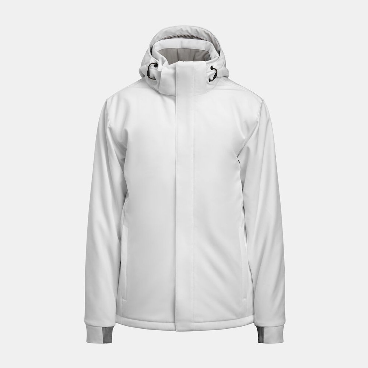 Jobman Schilders Softshell Jas Winter Heren - Wit - Maat XS