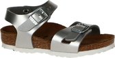 Birkenstock Rio Meisjes Sandalen - Zilver - Maat 29