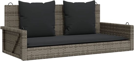 vidaXL Schommelbank - Antraciet - 232 x 125 x 170 cm - Sterk stalen frame