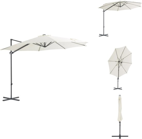 vidaXL Parasol Harmonia - Tuinparasol - 300 x 250 cm - UV-beschermend polyester