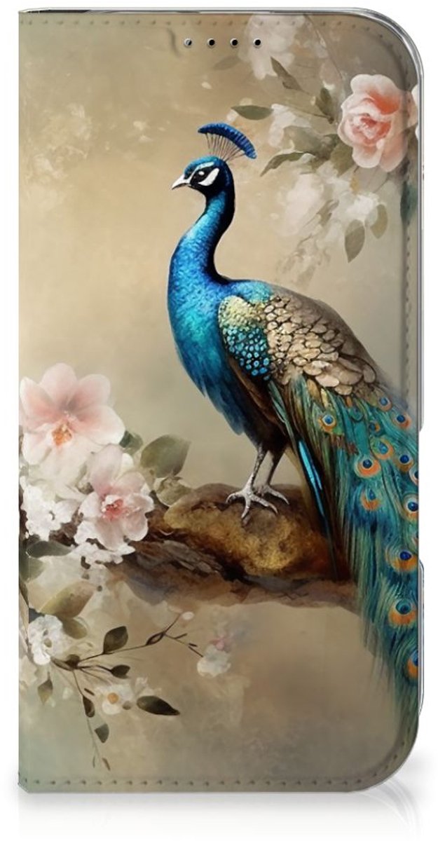 Hoesje maken voor iPhone 16 Vintage Pauwen