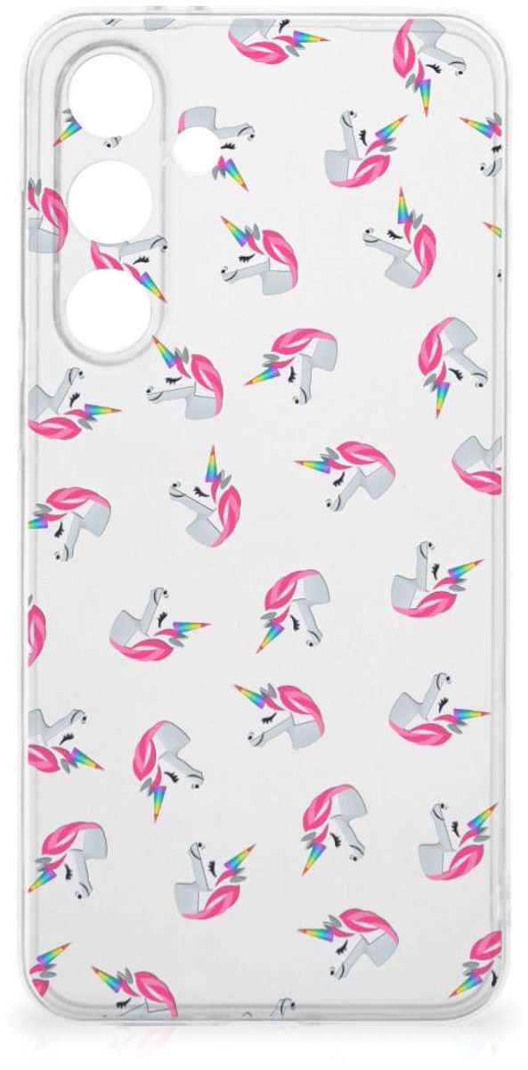 TPU bumper voor Samsung Galaxy S24 FE Unicorns