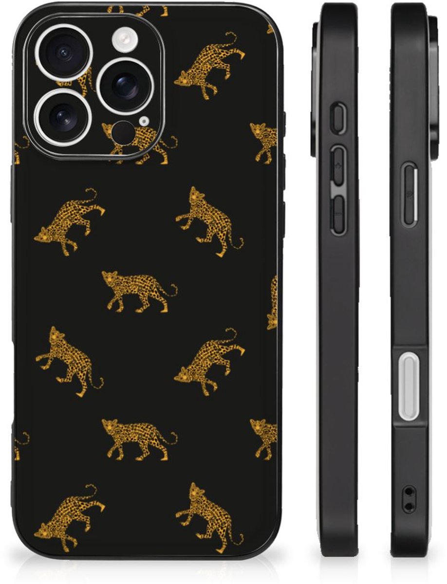 Dierenprint Telefoonhoesje voor iPhone 16 Pro Leopards