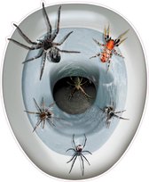 360 DEGREES - Spinnen WC decoratie