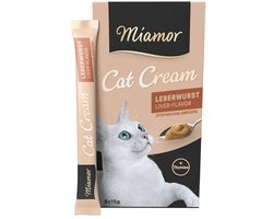 Miamor - Cream Snack 6x15g - Leverworstcrème