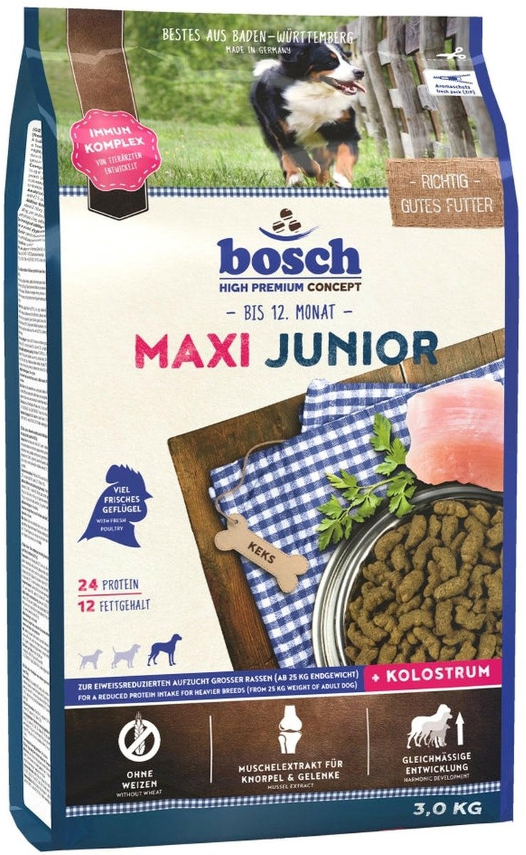Bosch Maxi Junior Hondenvoer - 3 kg