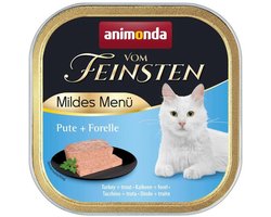 Animonda Cat Vom Feinsten Mild Menu 32x100g - Kalkoen & Forel
