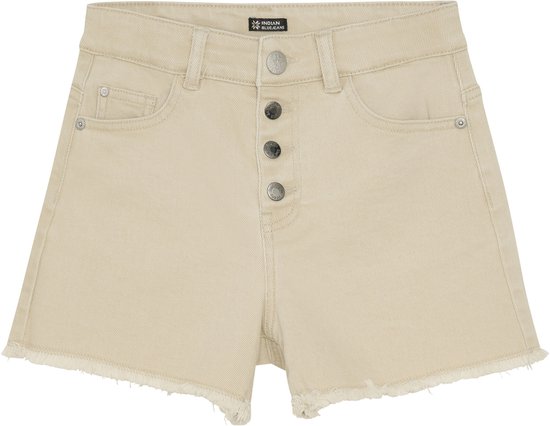 Short en jean d'été Indian Blue Jeans pour fille - sable - coupe large