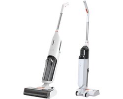 Snoerloze Stokstofzuiger - Elektrische Mop - Snoerloze Stofzuiger - Elektrische Vloerreiniger - Stofzuiger - Stokstofzuigers - Stofzuiger - 5500Pa Zuigkracht - 1 Min Zelfreiniging, met Grote Dubbele Watertank
