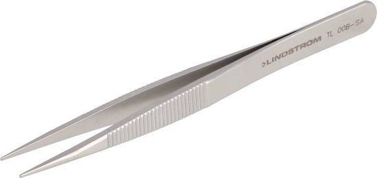 Pinzas De Precisión Lindström TL SS-SA | Acero Inoxidable Anti-magnético | Puntas Largas Y Finas | Acabado Pulido