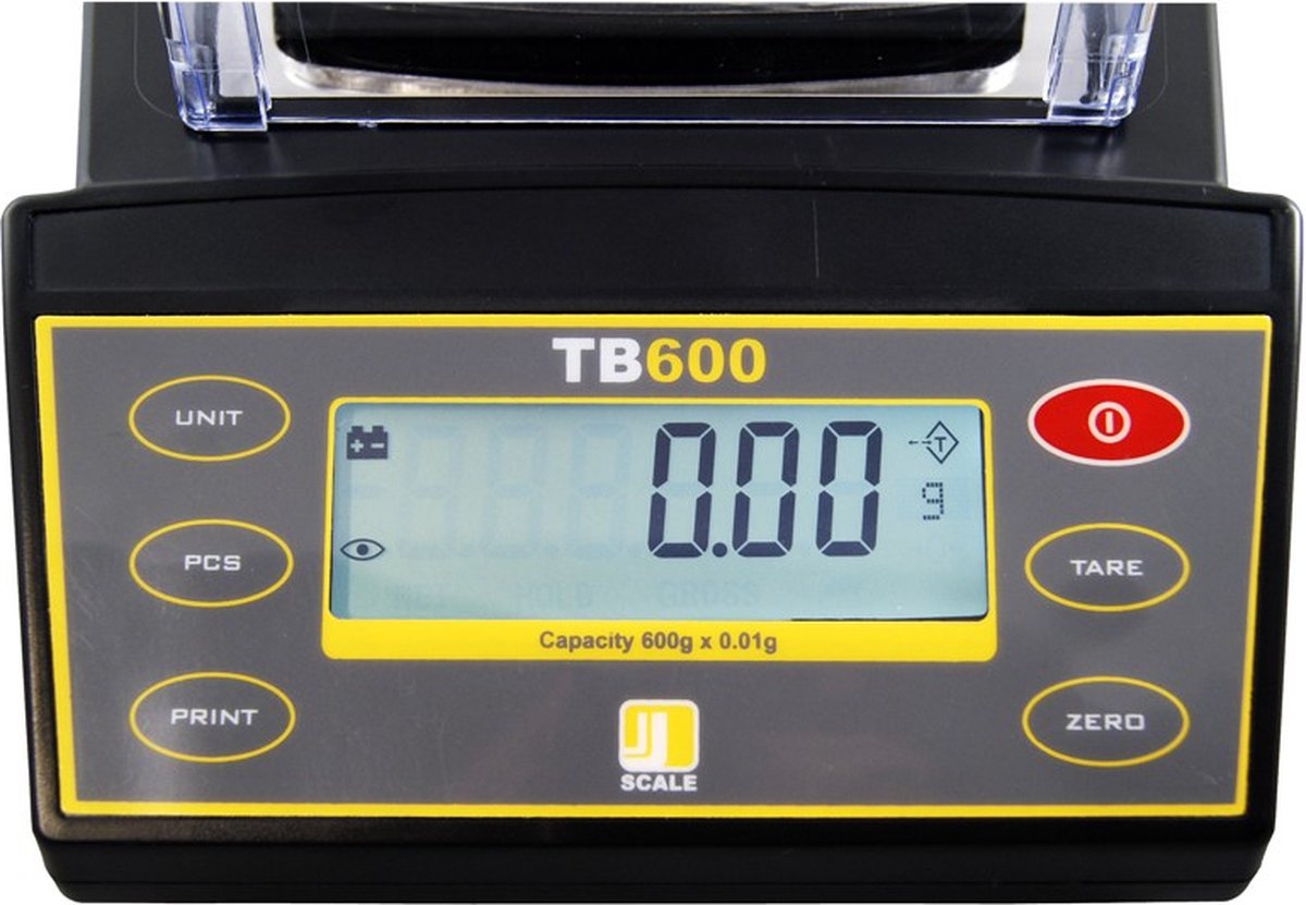 Jennings J-Scale TB Precisie weegschaal (600g x 0,01g)