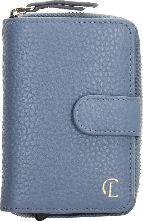 Étui pour cartes de crédit RFID Charm London Union Square - Bleu bébé