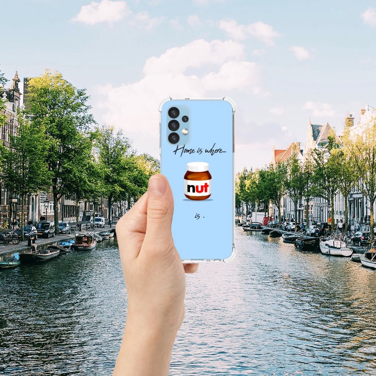 Samsung Galaxy A13 (4G) Beschermhoes Nut Home